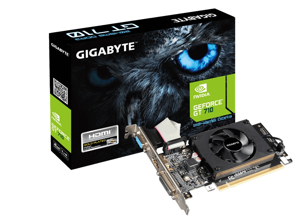 Gigabyte GT 710 2GB DDR3 Gaming Graphics Card