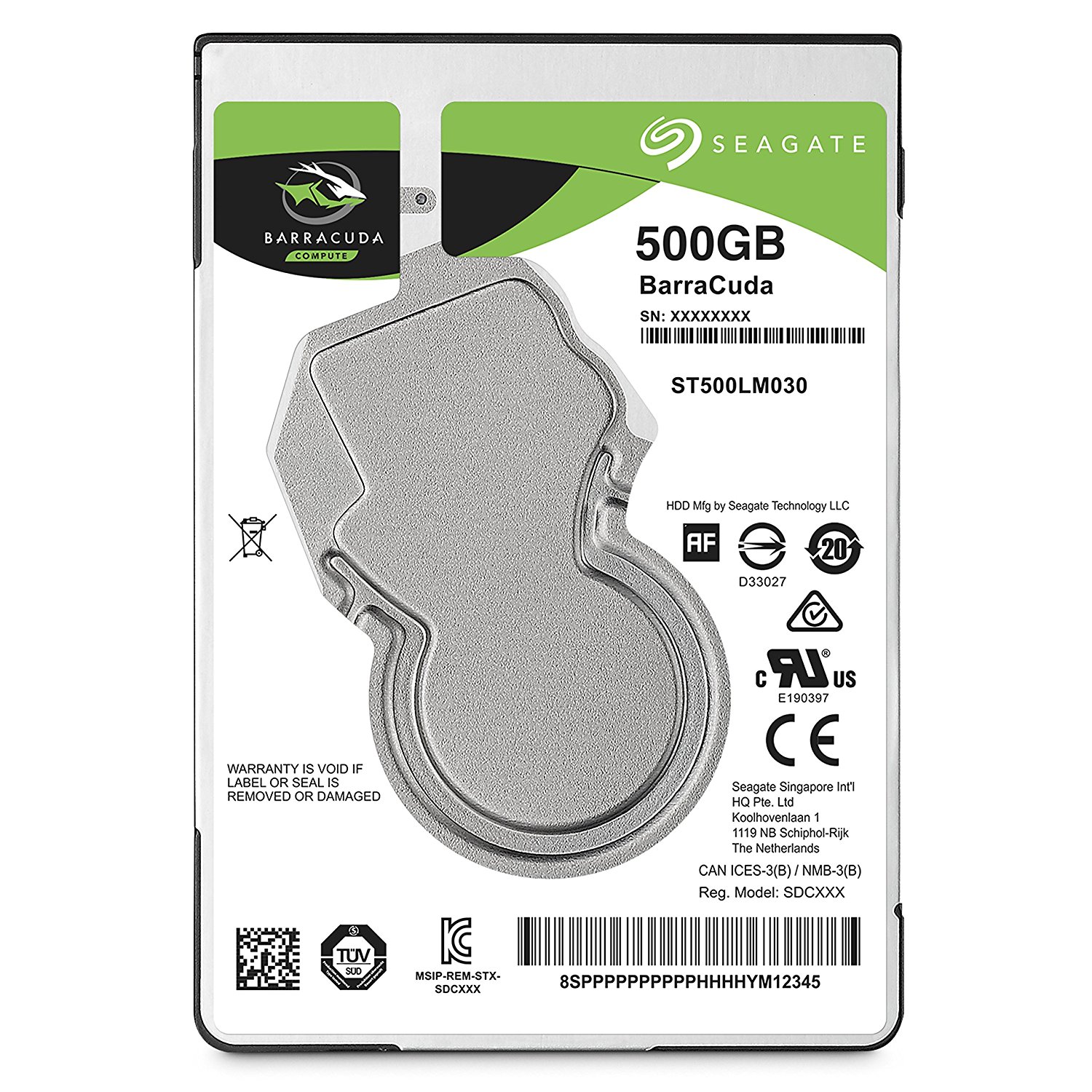 Seagate 500GB Barracuda 5400 RPM