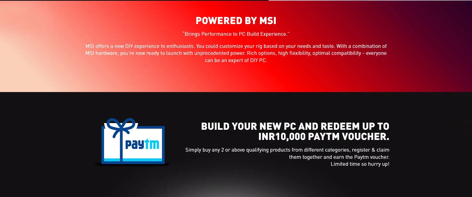 MSI Play With Power Offer