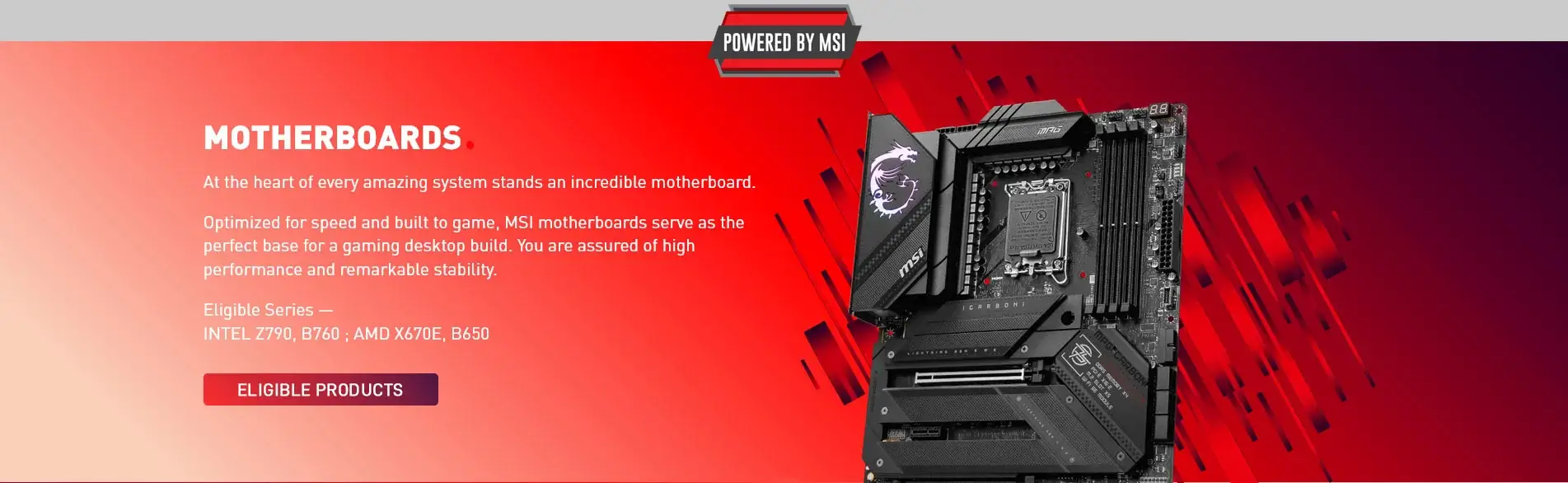 MSI Play With Power Offer Motherboard