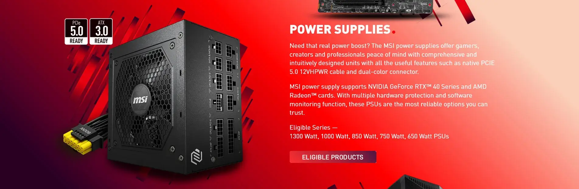 MSI Play With Power Offer SMPS