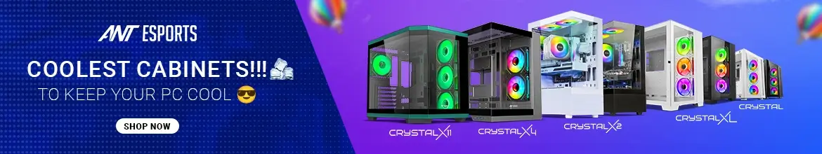 Ant Esports Crystal Series PC Cases
