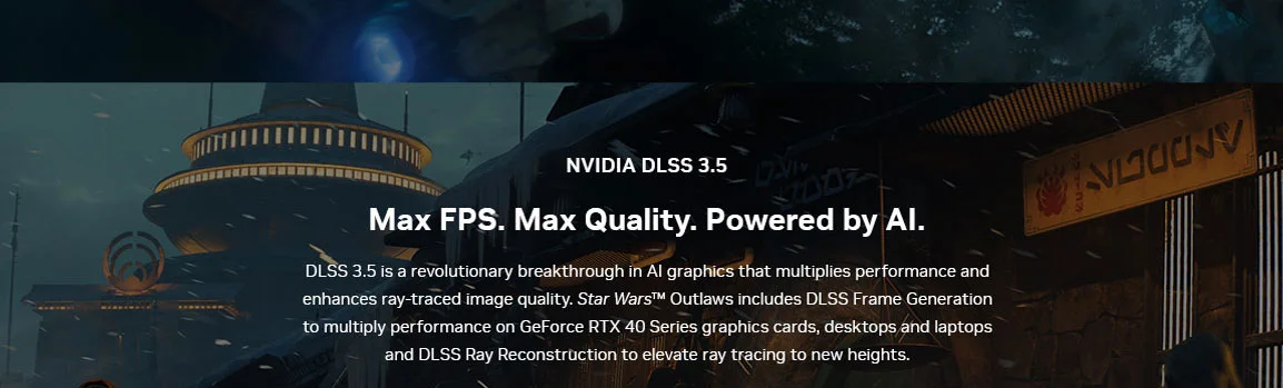 Nvidia Star war outlaws Game