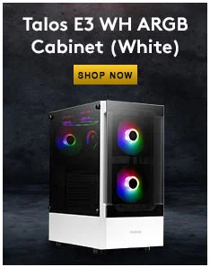 Gamdias Talos E3 White ARGB Cabinet