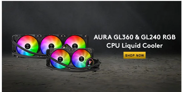 Gamdias AURA GL360 and GL240 mm RGB Liquid cooler