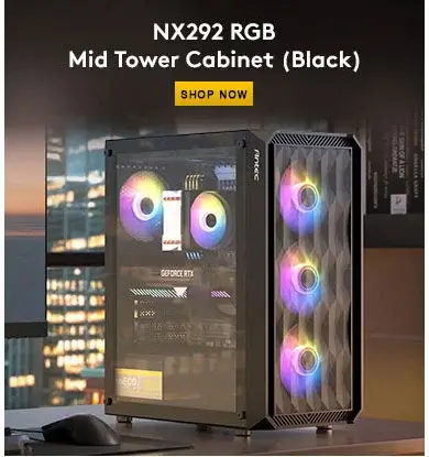 Antec NX292 RGB Mid Tower Black Cabinet