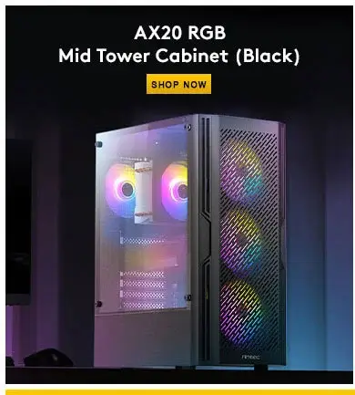 Antec AX20 RGB Mid Tower Cabinet