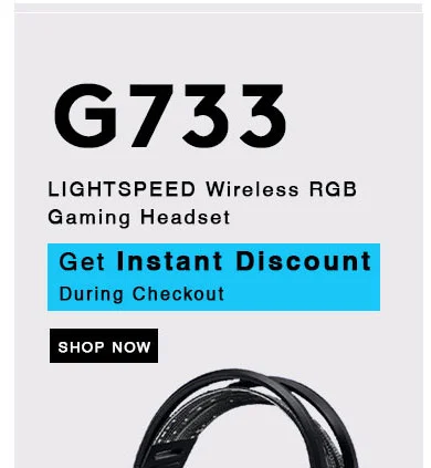 Logitech G733 Lightspeed RGB Gaming Headset
