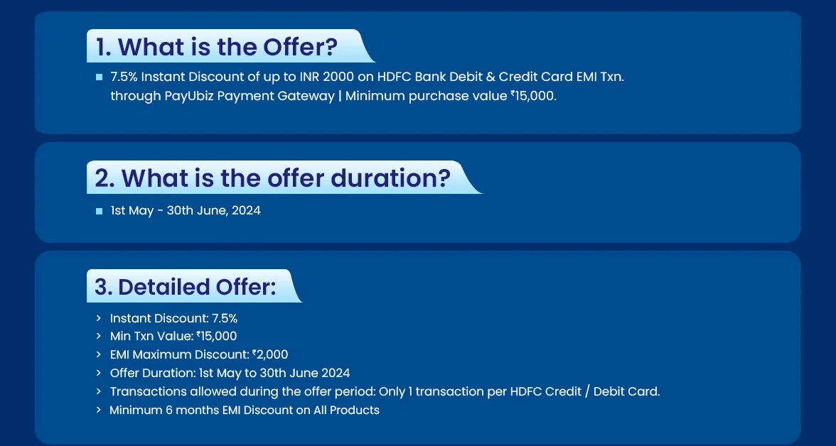 HDFC bank Offer