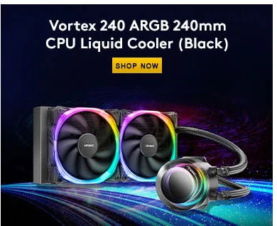 Antec Vortex 240 ARGB 240mm CPU Liquid Cooler