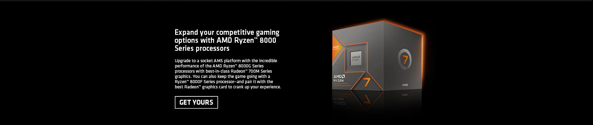 AMD ryzen 8000 series cpu