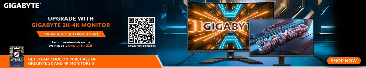 Gigabyte 2K Monitor Offer