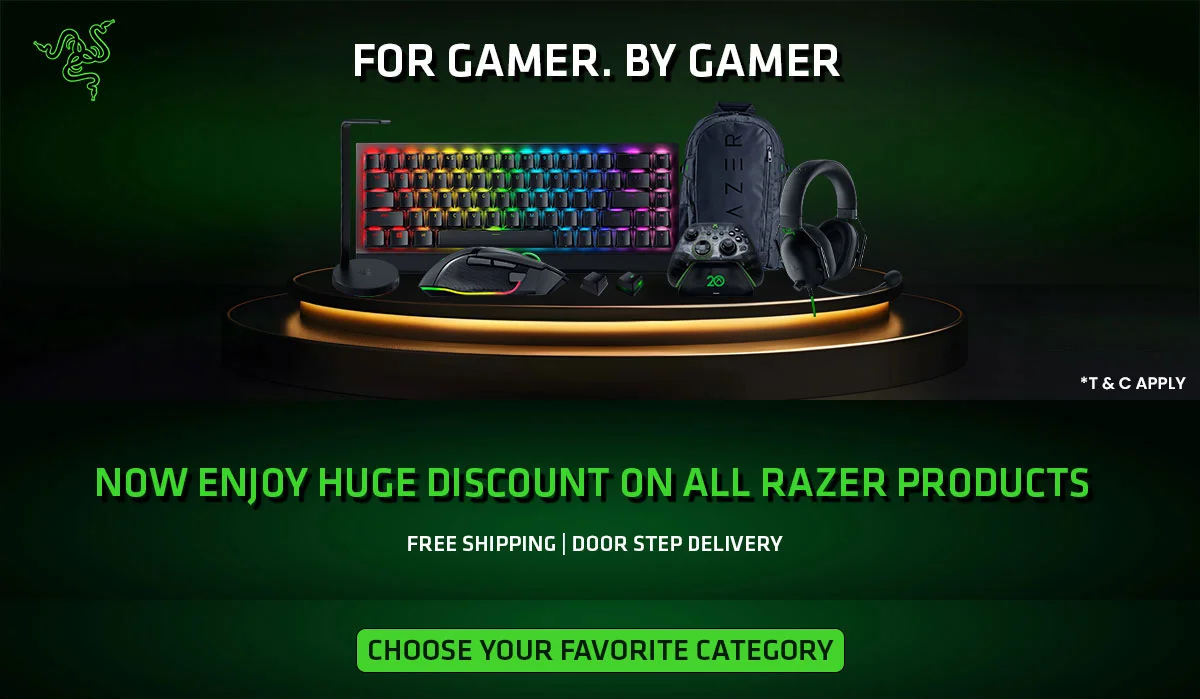 Razer for gamer by gamer offer