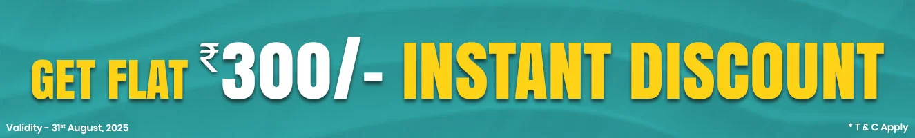 Rs 300 Instant Discount