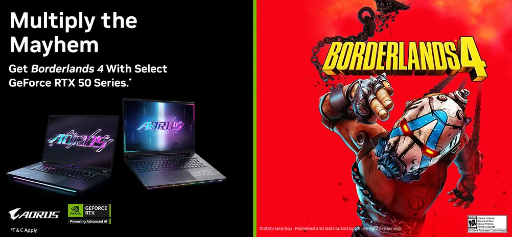 Gigabyte Lapto Game Offer