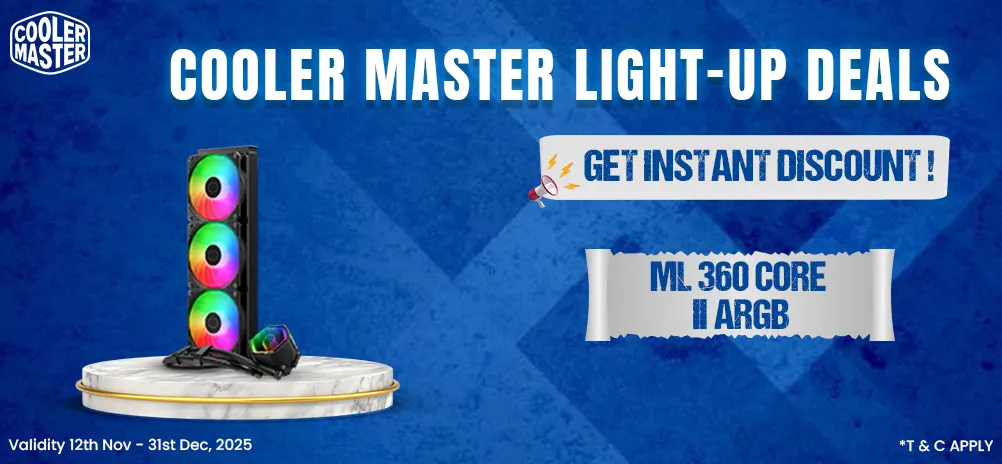 Cooler Master MasterLiquid 360 Core II ARGB CPU Liquid Cooler