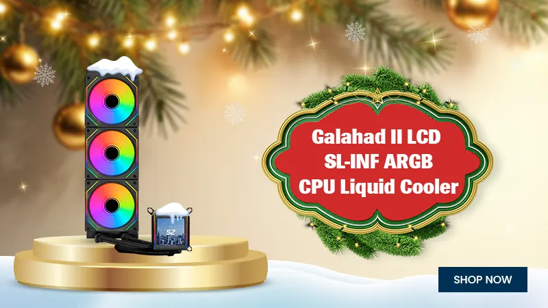 Lian Li Galahad II LCD SL-INF ARGB 360mm CPU Liquid Cooler (Black)