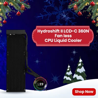 Hydroshift II LCD-C 360N Fan less CPU Liquid Cooler