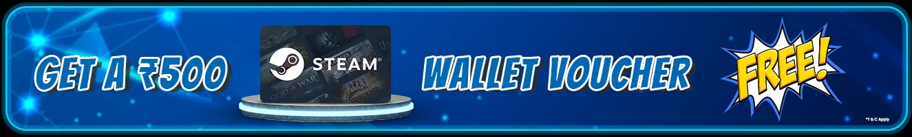 Steam Rs.500/- Coupon Code