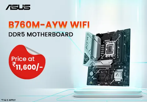 Asus B760M-AYW WIFI DDR5 M-ATX Motherboard