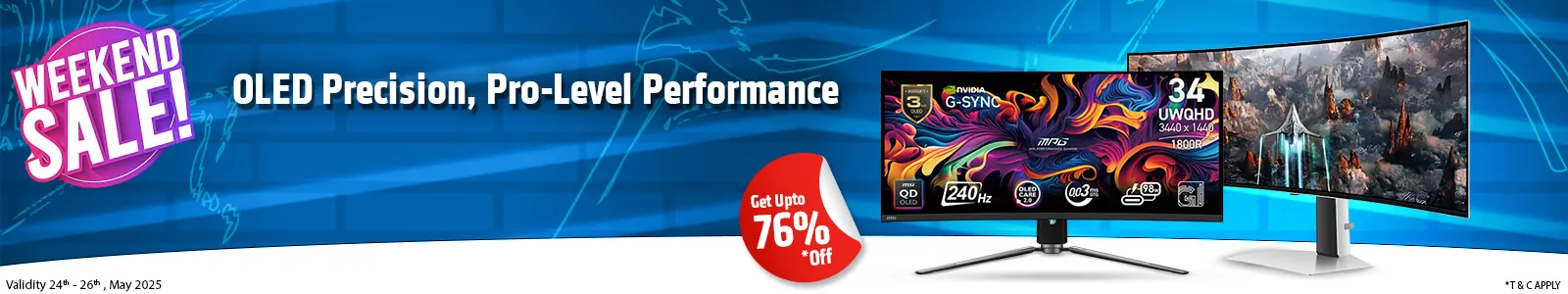 Gaming Monitor Weekend Sale