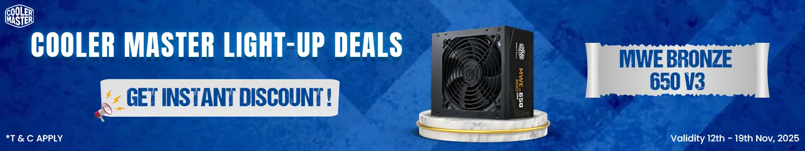 Cooler Master MWE Bronze 650 V3 ATX 3.1 80 Plus Bronze Smps