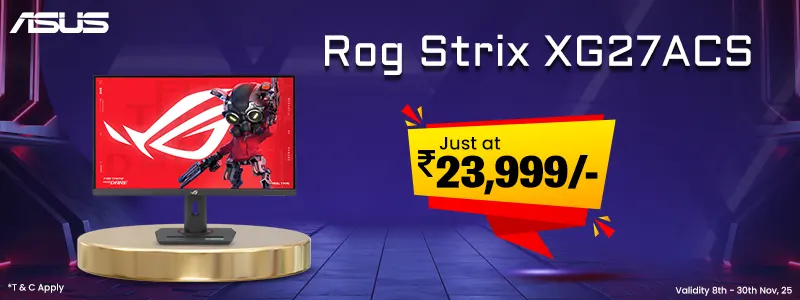 Asus Rog Strix XG27ACS 27-inch Gaming Monitor
