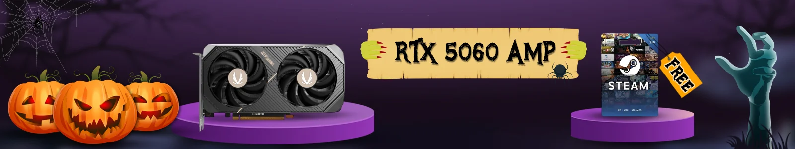 ZOTAC RTX 5060 AMP 8GB GDDR7 Graphics Card