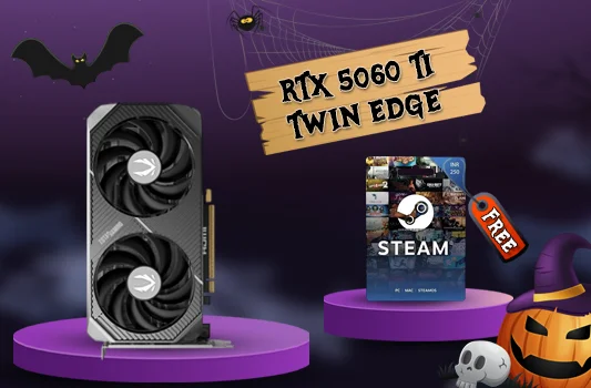 ZOTAC RTX 5060 Ti Twin Edge 8GB GDDR7 Graphics Card