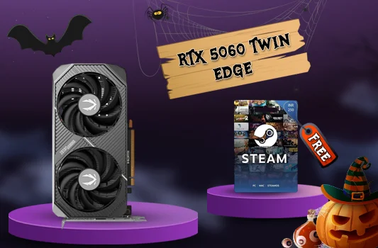 ZOTAC Gaming RTX 5060 Twin Edge 8GB GDDR7 Graphics Card