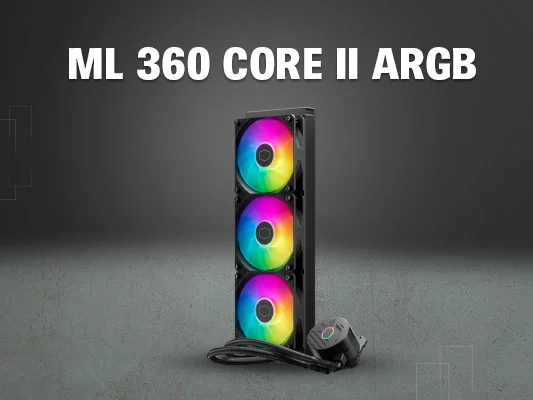 COOLER MASTER MasterLiquid 360 Core II ARGB CPU Liquid Cooler