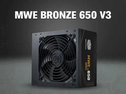 Cooler Master MWE Bronze 650 V3 ATX 3.1 80 Plus Bronze SMPS