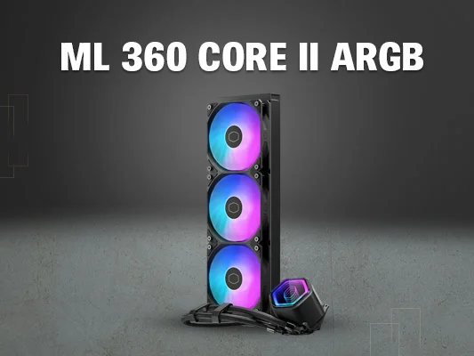 COOLER MASTER MasterLiquid 360 Core II ARGB CPU Liquid Cooler