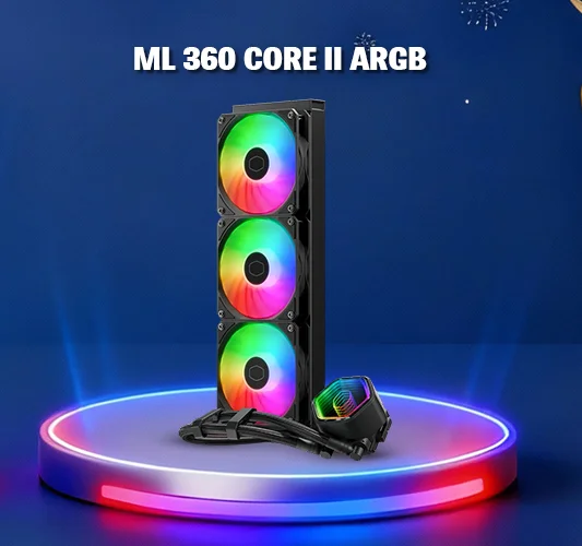 Cooler Master MasterLiquid 360 Core II ARGB CPU Liquid Cooler