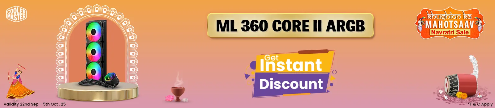 Cooler Master ML360 Core II ARGB Cooler