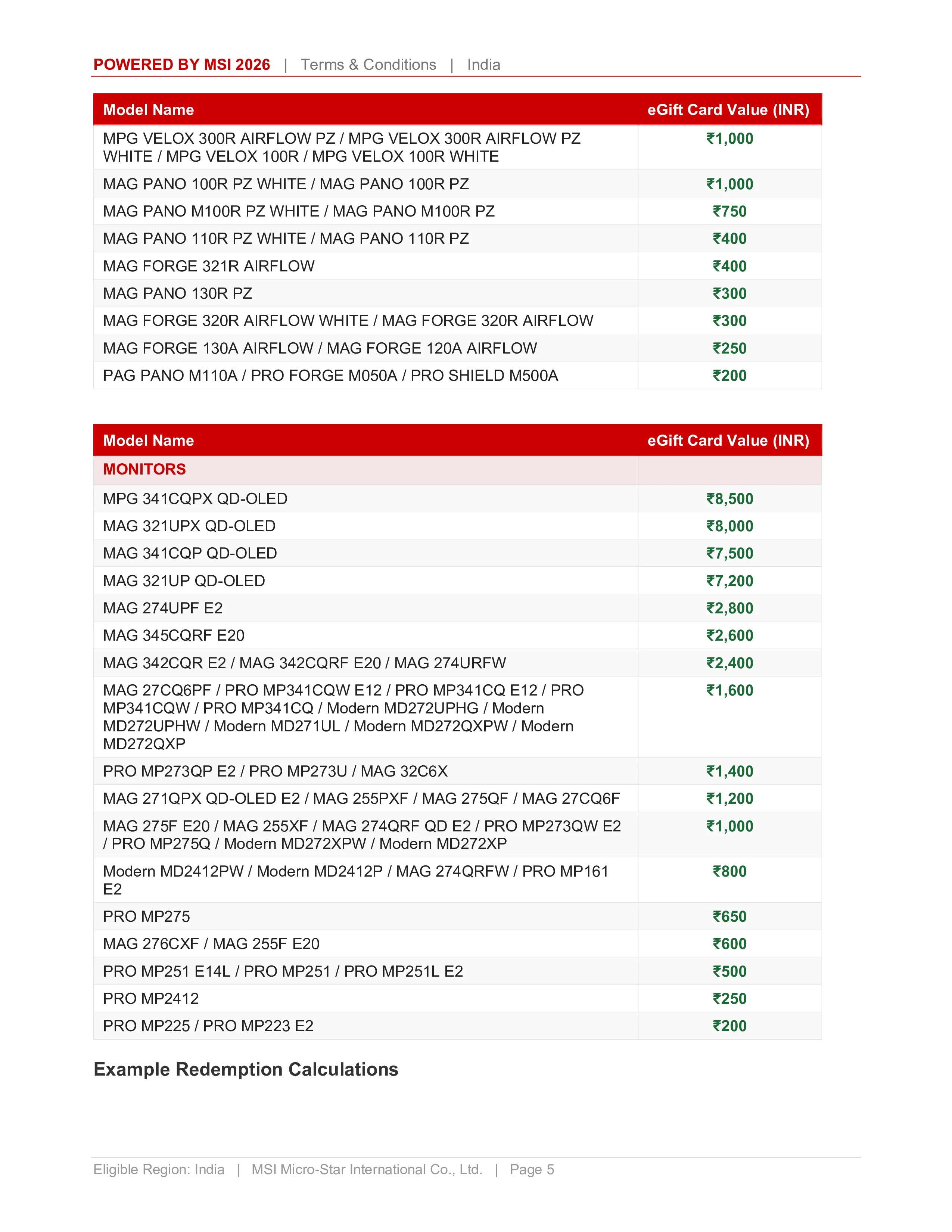 MSI Build your PC Offer