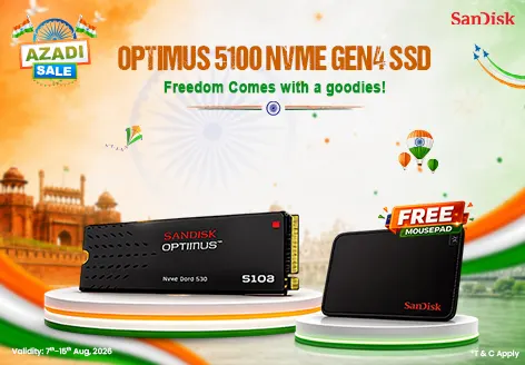 Sandisk Optimus 5100 NVMe 500GB Gen4 SSD