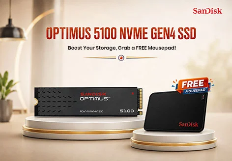 Sandisk Optimus 5100 NVMe 500GB Gen4 SSD