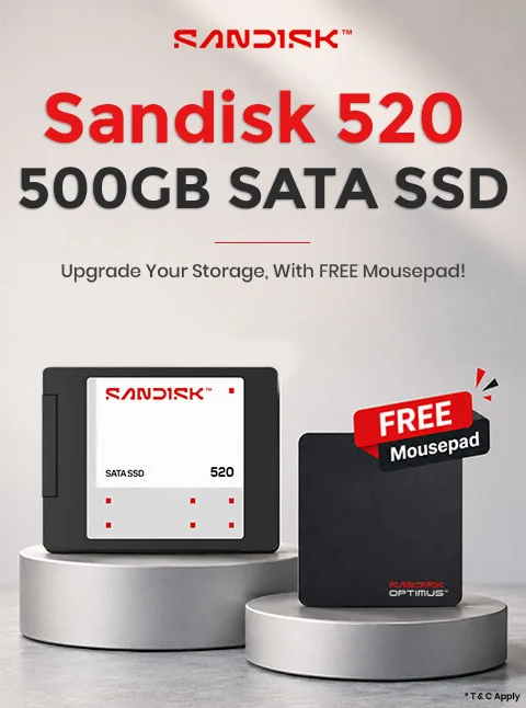 Sandisk 520 500GB SATA SSD