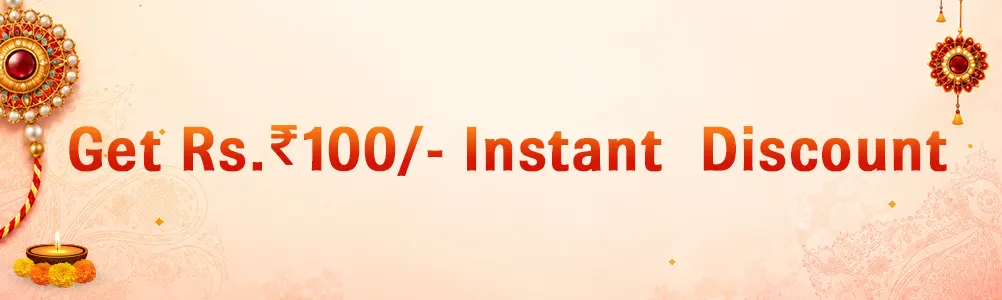 Rs.100 Instant Discount