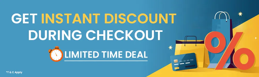 Get instant Discount