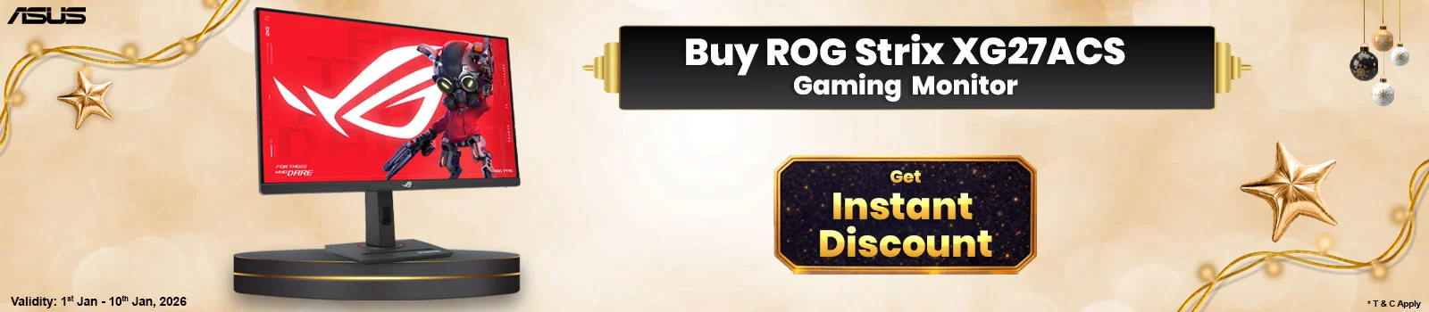 Asus Rog Strix XG27ACS 27 Inch Gaming Monitor