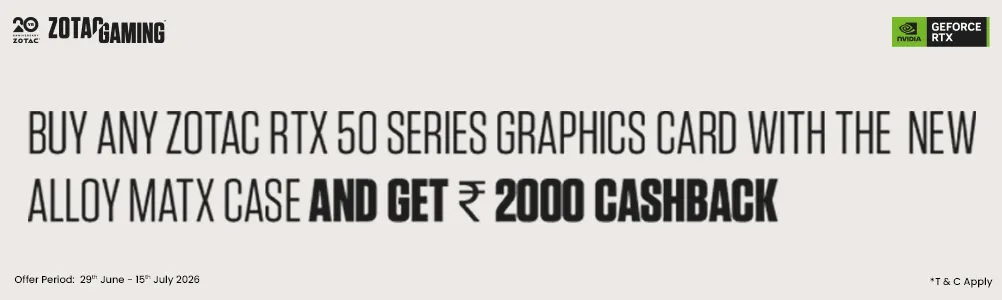 Zotac Cashback Offer