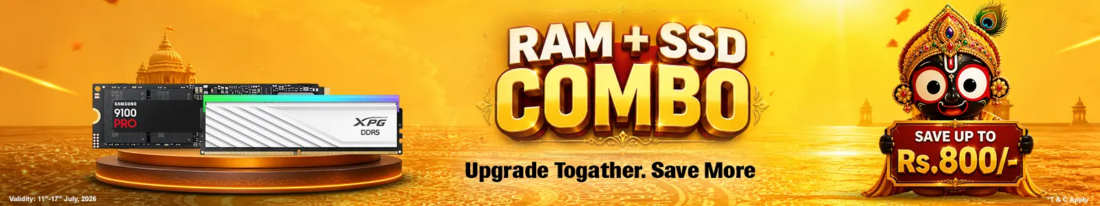 RAM and SSD Combo
