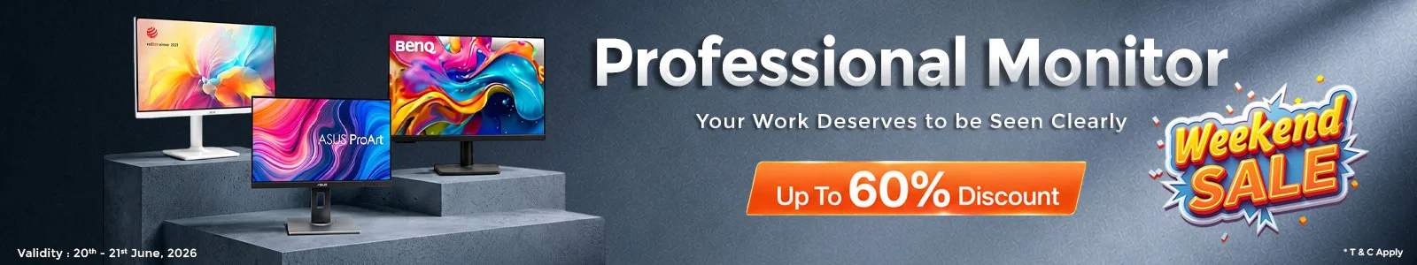 Professional Monitor Weekend Sale
