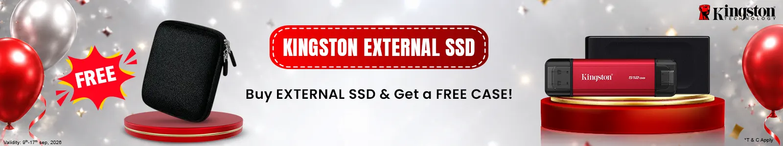 Kingston External SSD Offer
