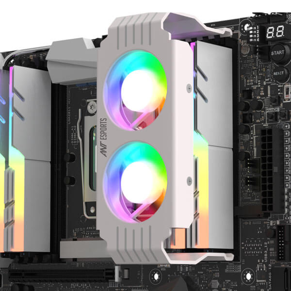 Ant Esports MMR50 ARGB White Memory Cooler