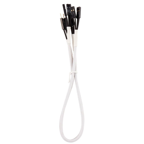 Corsair Premium Sleeved Front Panel Extension Kit - 30cm (White)