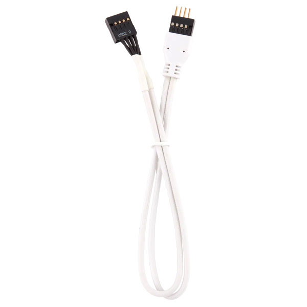 Corsair Premium Sleeved Front Panel Extension Kit - 30cm (White)