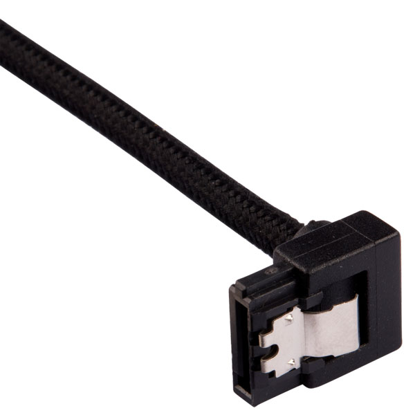 Corsair Premium Sleeved SATA 6Gbps 60cm 90° Connector Cable